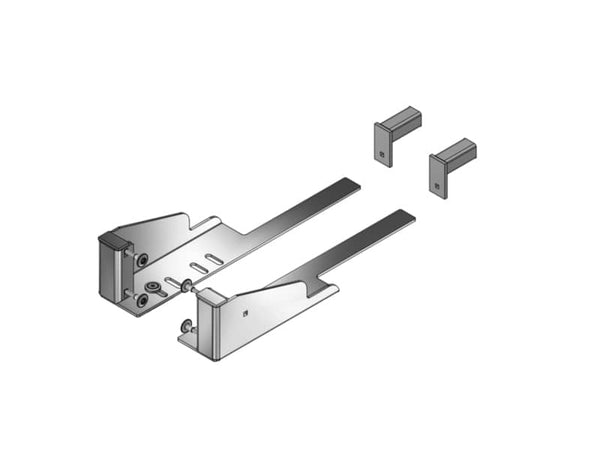 Westcan Silver Aluminum Cross Over Box Kit - 16-26 Titan XD