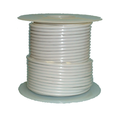 Uni-Bond Lighting (500 Ft) Primary Wire White 10 Ga