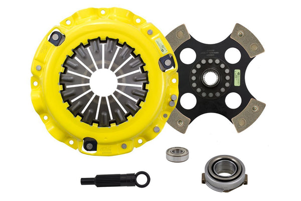 Advanced Clutch ACT Ensemble d'embrayage Max Extreme à disque de course à moyeu rigide 4 patins (Z64-XXR4)