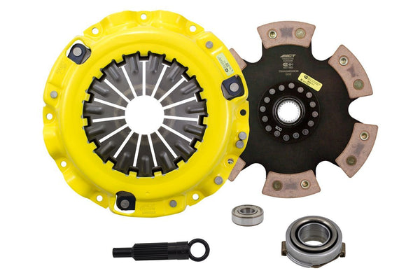 Advanced Clutch ACT Ensemble d'embrayage Max Extreme à disque de course à moyeu rigide 6 patins (Z64-XXR6)