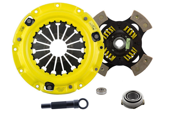 Advanced Clutch ACT Ensemble d'embrayage Heavy Duty à disque de course à moyeu amorti 4 patins (ZP2-HDG4)