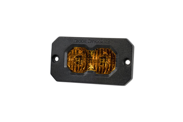 Diode Dynamics C2 2.0 Pro faisceau combiné/de conduite encastré ABL (unité) - jaune
