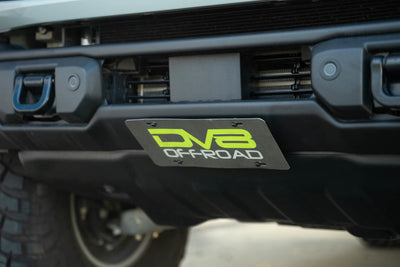 DV8 Offroad Support de plaque d'immatriculation avant incliné pour pare-chocs Capable 2021 Ford Bronco