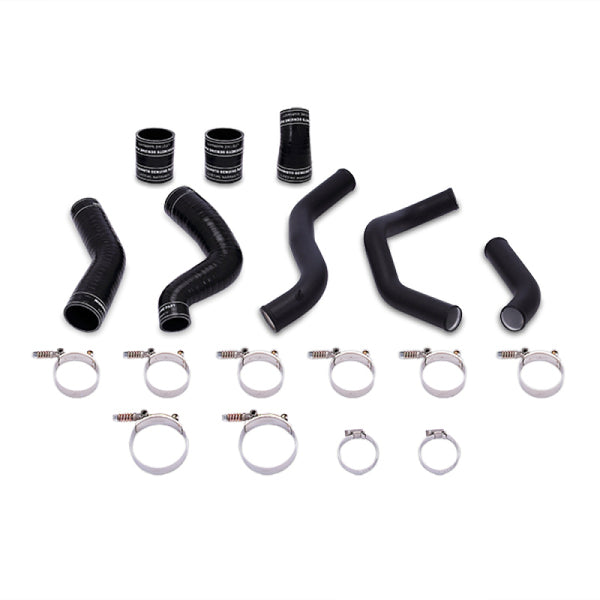 Mishimoto Ensemble de tuyaux de refroidisseur intermédiaire côté chaud 11-14 Ford F-150 3.5L Ecoboost - noir ridé