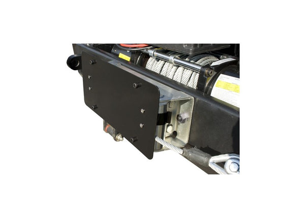 Rugged Ridge Roller Fairlead License Plate Mounting Bracketuniversal Application