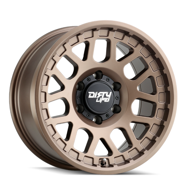 Dirty Life Roue 9306 Mesa 17x9 / 6x139.7 / déport -12mm / moyeu 106mm - bronze foncé