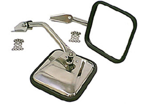 Rugged Ridge SIDE Mirror PAIR Stainless 5586 CJ
