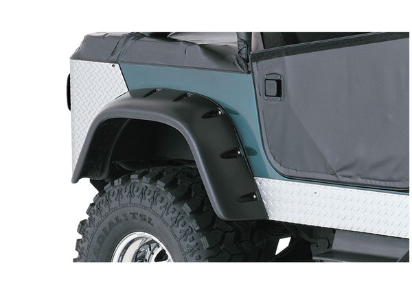 Bushwacker 5581 CJ6/7686 CJ7 Cutout Fender Flares REAR PAIR ONLY (10060-07)