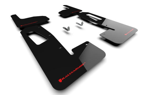 Rally Armor Garde-boue UR 22-25 Rivian R1T - noir avec logo rouge