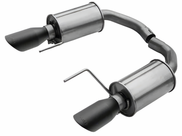 Roush 15-26 Mustang V6 / EcoBoost Black Tip Axle Back Exhaust