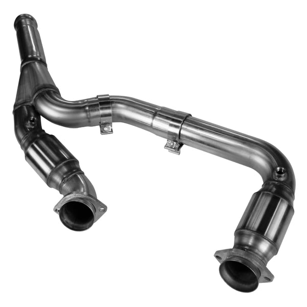 Kooks Tuyau en Y en inox avec catalyseur 3 po x sortie d'origine 14+ camion GM série 1500 5.3L (collecteurs Kooks requis)