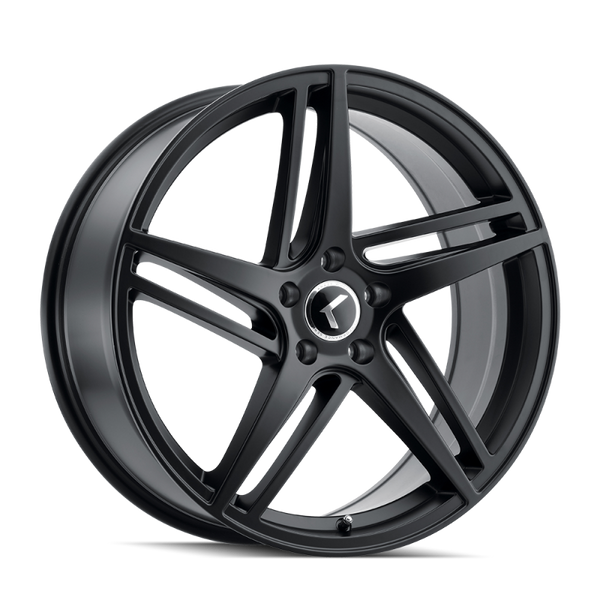Kraze Roue KR195 Milano 20x8.5 / 5x112 / déport 38mm / moyeu 66.56mm - noir satiné