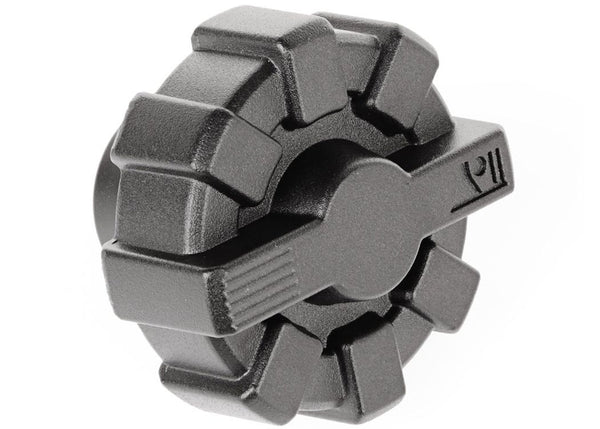 Rugged Ridge 0718 Wrangler Elite Aluminum FUEL CAP Black