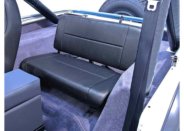 Rugged Ridge Standard REAR SEAT Black Denim 5595 JEEP CJ & Wrangler