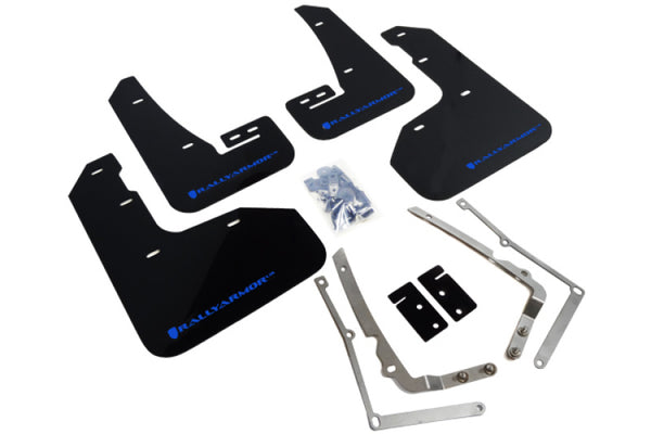 Rally Armor Garde-boue UR 15-17.5 MKVII VW Golf R - noir avec logo bleu