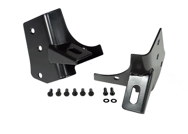 Rugged Ridge Windshield Hinge Light Bracket PAIR Black 9706 Wrangler