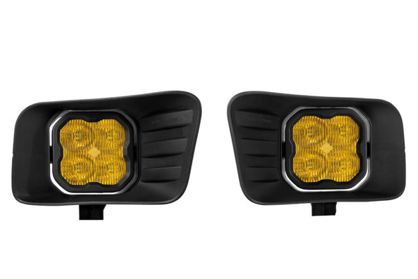 Diode Dynamics Ensemble antibrouillard SAE SS3 Sport Type Ram horizontal ABL - jaune