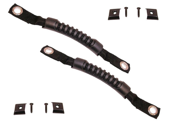 Rugged Ridge DOOR GRAB Strap PAIR9795 Wrangler Black