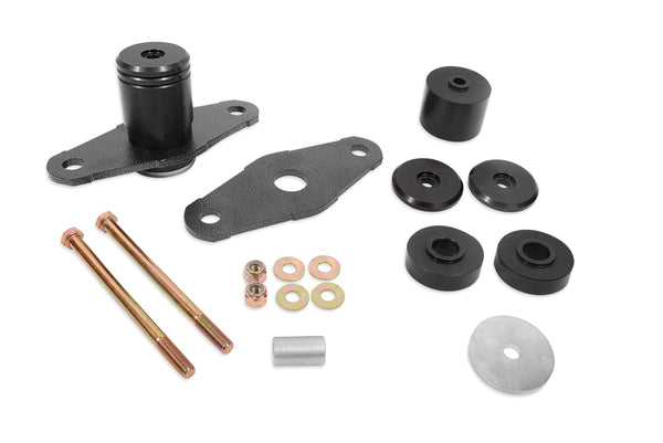 BMR Ensemble d'amélioration à coussinets pleins de supports moteur 11-18 Dodge Challenger - noir anodisé