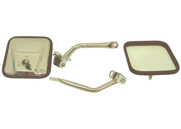 Rugged Ridge Mirror KIT CJ Style Stainless 9706 Wrangler