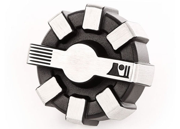 Rugged Ridge 0718 Wrangler Elite Aluminum FUEL CAP Brushed