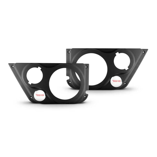 DS18 Panneaux de portes avant Jeep JK/JKU pour 2x haut-parleurs 6.5 po et 2x haut-parleurs d'aigus 3.78 po