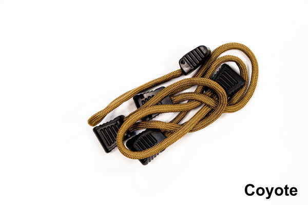 Fishbone Offroad Paracord Zipper Pulls 5 Pcs Coyote