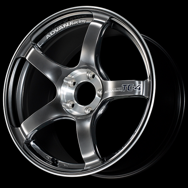 Advan Roue TC-4 SE 18x9.5 / +45 déport / 5x120 / 72.5mm alésage / noir Racing Hyper et coupe diamant