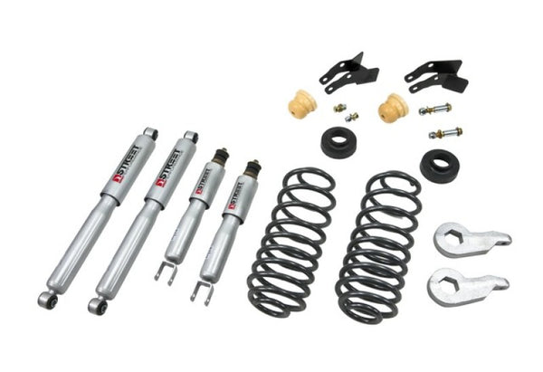 Belltech (KW Automotive) 2000-2006 GM Tahoe/Suburban/Avalanche/Yukon/Escalade 1 ou 2 AV/2 ou 3 AR avec amortisseurs Sp