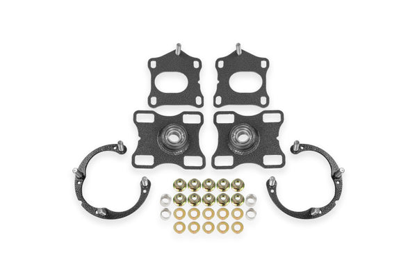 BMR Suspension 11-14 Ford Mustang Caster/Camber Plates - Black Hammertone