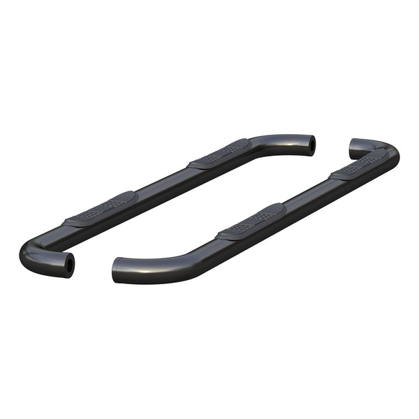 ARIES 2019+ Ram 1500 3 in Round Semigloss Black Steel Side Bars
