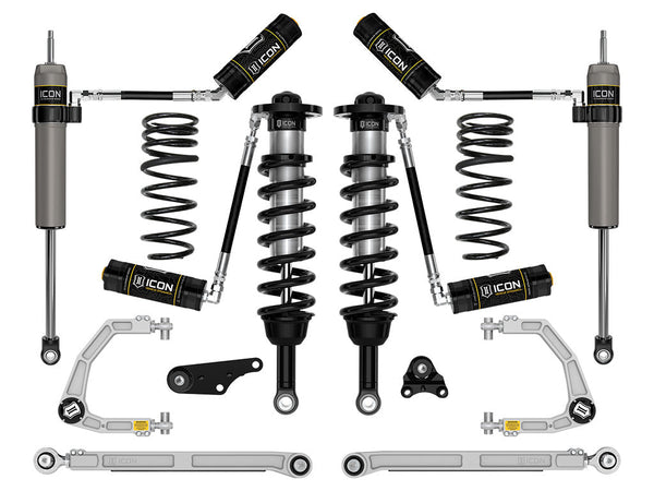 Icon Vehicle Dynamics 2024-2026 Tacoma 1.253In Stage 7 Suspension System Billet Overland Rear Coils
