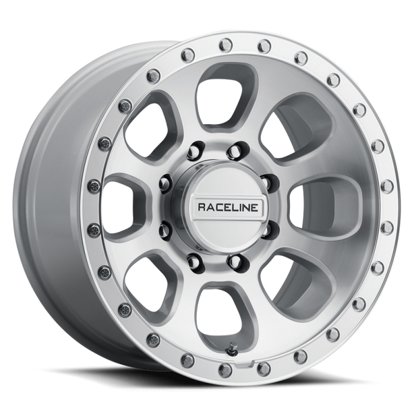 Raceline 961MC Bolt 17x9in / 8x165.1 BP / -12mm Offset / 130.81mm Bore - Machined Cc