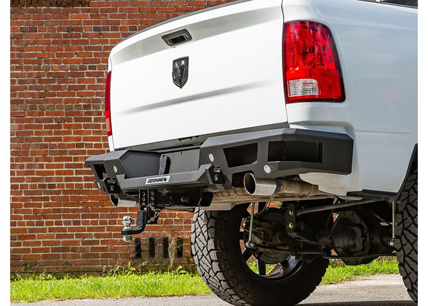 Go Rhino Rear Bumper — 2013-2018 RAM Truck 1500