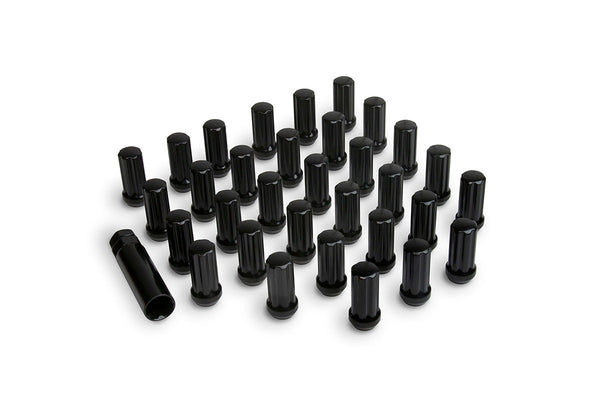 Icon Vehicle Dynamics Icon Alloys Lug Nut Kit Black 14 X 1.5/32 Count with Key