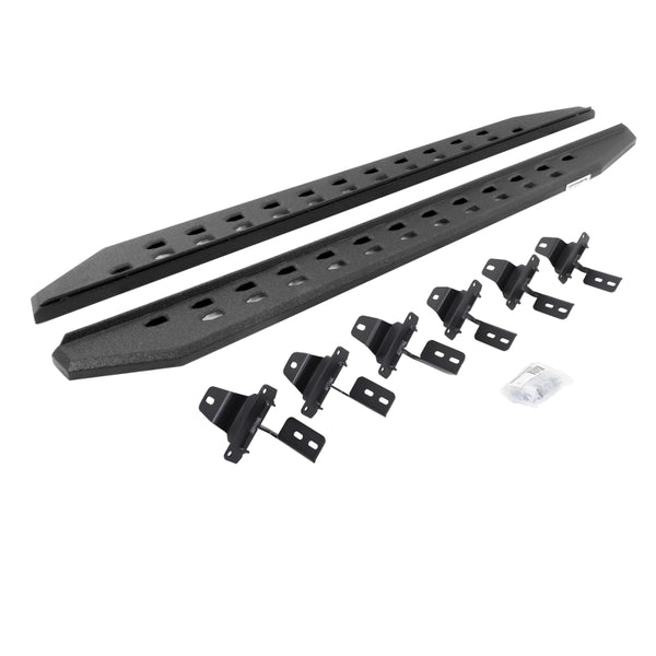 Go Rhino Marchepieds latéraux — 2018+ Jeep Wrangler JL (69450673ST)