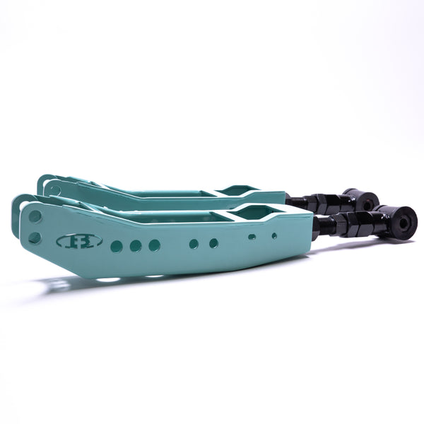 BLOX Racing Rear Lower Control Arms - Teal (2013+ Subaru BRZ/Toyota 86 / 2008-2023 Subaru WRX/STI)