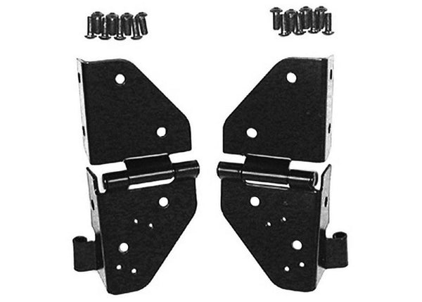 Rugged Ridge Windshield Hinges 7695 Jeep CJ & Wrangler Black