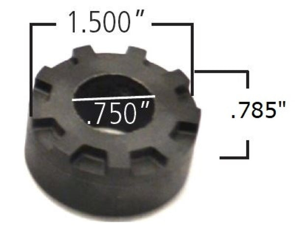 Ridetech Delrin Control Arm Single Bushing (1.5in Large OD / .750 ID / .785in OAL)