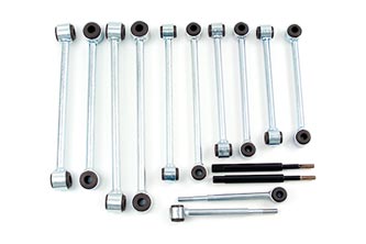 BDS Suspension Sway Bar Link Front 4.5-7 in Lift Fixed Length (01-06 GMC/Chevrolet Sierra/Silverado 1500/01-10 2500)