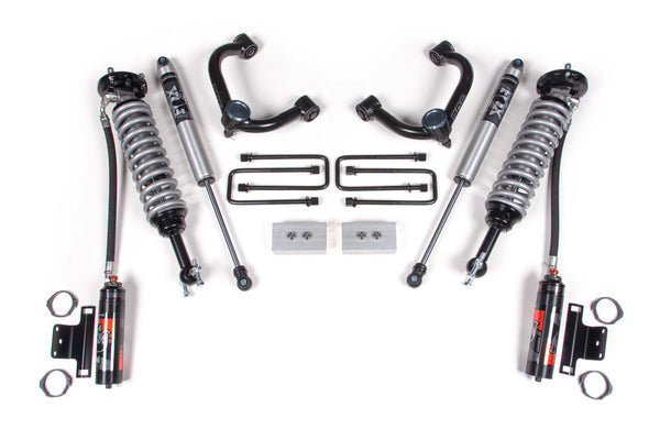 Kit de suspension rehaussée BDS 3" Performance Coilover avec amortisseurs avant 2.5 PES DSC et arrière 2.0 (Ford F150 14-20)