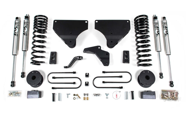 BDS Suspension 4" Lift Kit — Gas, Factory Rear Air Ride — 2013-2018 Ram 3500, 4WD (BDS1645H)