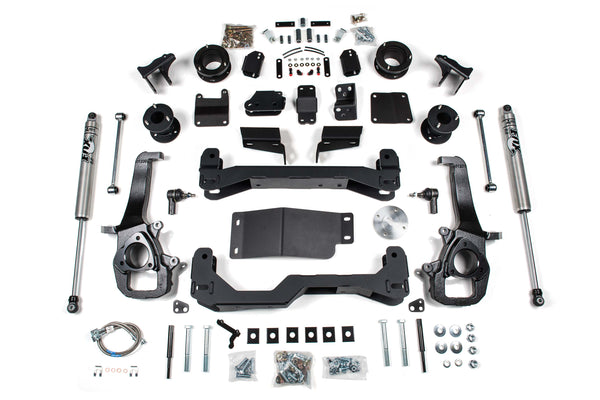 BDS Suspension 4" Lift Kit — Factory Rear Air Ride — 2019-2024 Ram 1500, 4WD (BDS1697FS)