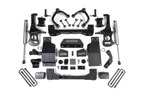 BDS Suspension 4" Lift Kit — Diesel — 2020-2024 Chevy Silverado 1500 / GMC Sierra 1500, 4WD (BDS1802FS)