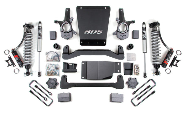 BDS Suspension Ensemble de rehaussement de 4 po — 4WD — 2007-2013 Chevy Silverado 1500 / GMC Sierra 1500 (BDS184PSS)