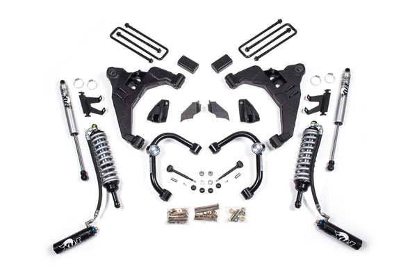 Kit de conversion Coilover BDS kit de rehaussement 2.5in sans surcharge (GMC/Chevrolet Sierra/Silverado HD 11-16)
