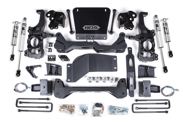 BDS Suspension 5" Lift Kit (W/o Overloads) — 2020-2026 Chevrolet Silverado 2500 HD / Silverado 3500 HD, GMC Sierra 2500 HD / Sierra 3500 HD, select trims