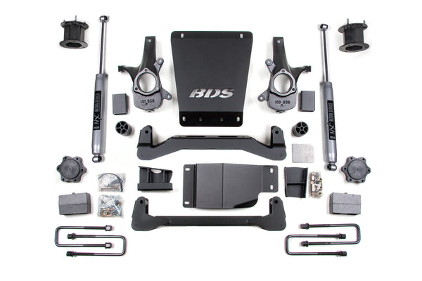 BDS Suspension 4.5" Lift Kit — 2007-2013 Chevy Silverado 1500 / GMC Sierra 1500, 4WD (BDS703H)