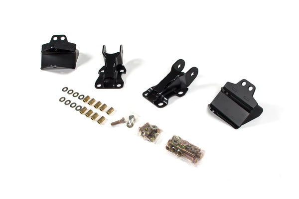 BDS Suspension Recoil Traction Bar Bracket Kit Component (Requires more parts) — for select Chevrolet and GMC trucks (BDS121409)