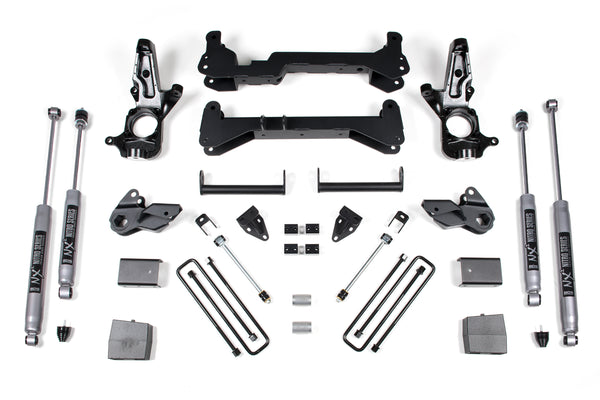 BDS Suspension Ensemble de rehaussement 7-5 po à cales — 2001-2010 Chevrolet Silverado 2500 HD, GMC Sierra 2500 HD, certaines finitions (BDS149FS)